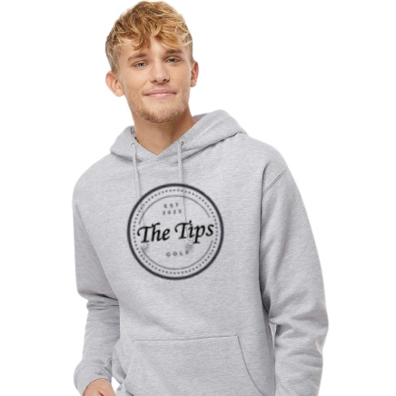 Circle Badge Hoodie Gray Heather